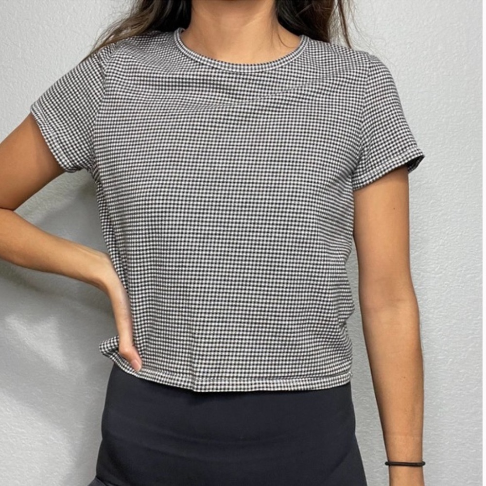 American Eagle Plaid Crop Top